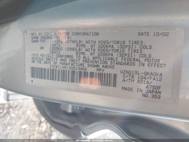 Toyota 4Runner Sr5 V8