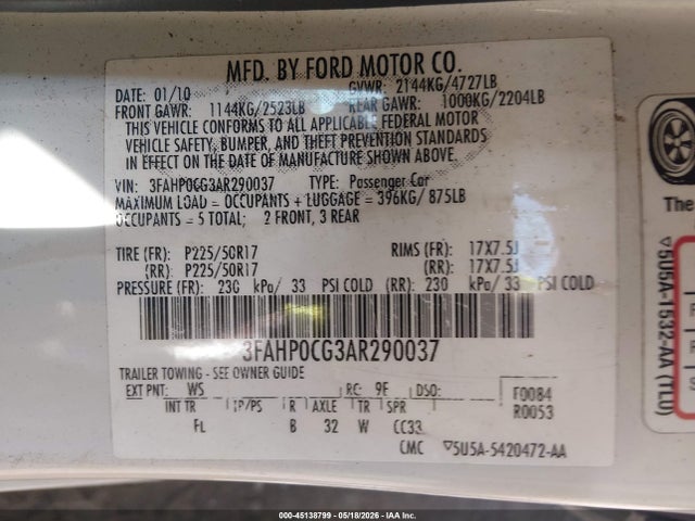 Ford Fusion Sel