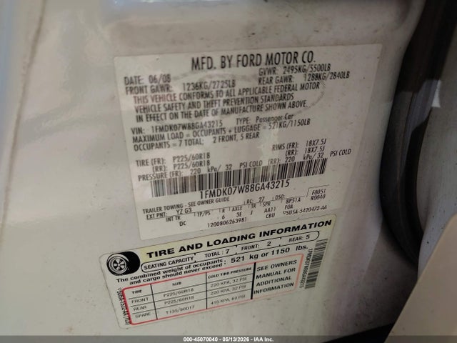 Ford Taurus X Eddie Bauer