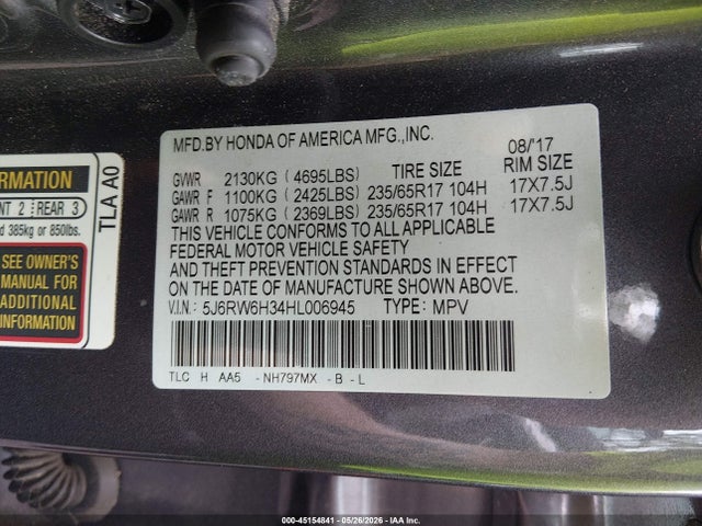 Honda CR-V Lx