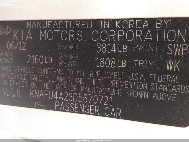 Kia Forte Ex