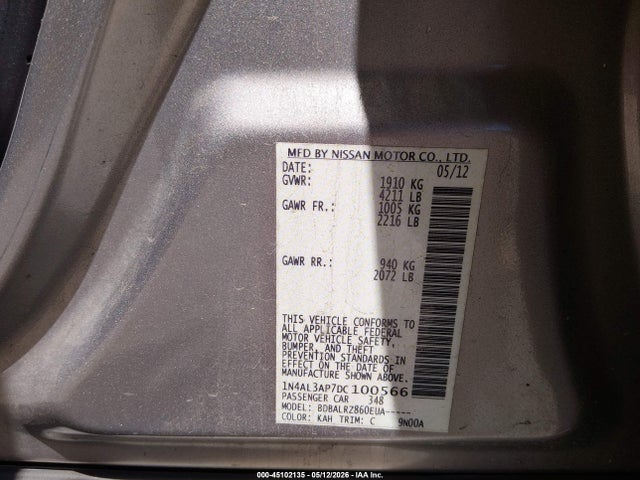 Nissan Altima 2.5 S