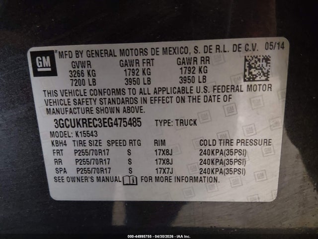 Chevrolet Silverado 1500 1lt