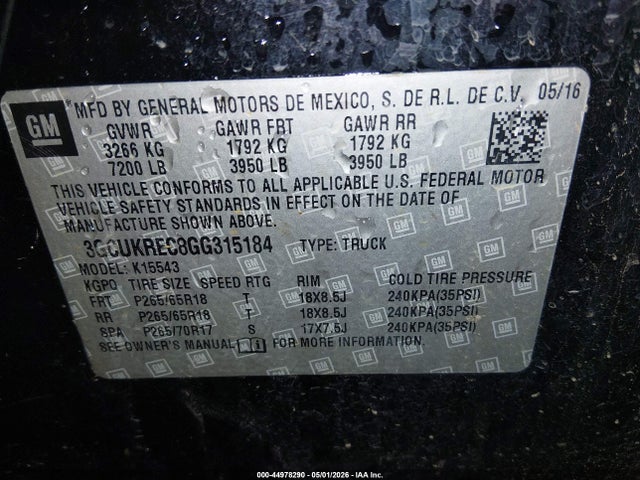 Chevrolet Silverado 1500 2lt