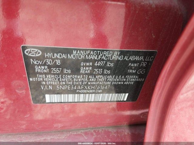 Hyundai SONATA Limited