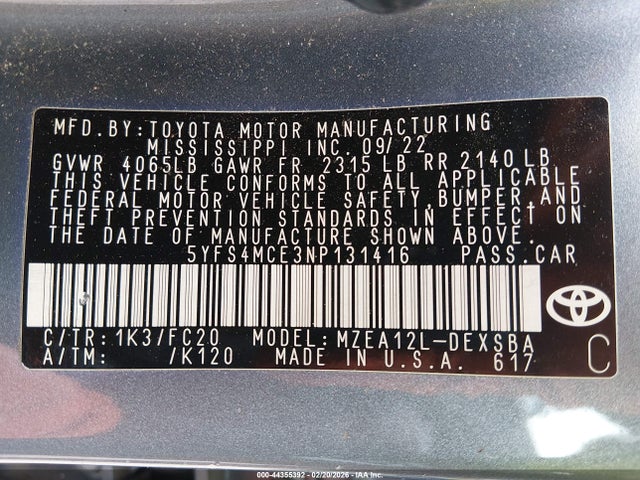 Toyota Corolla Se