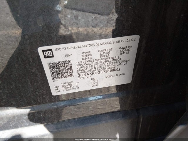 Chevrolet Equinox Fwd Lt