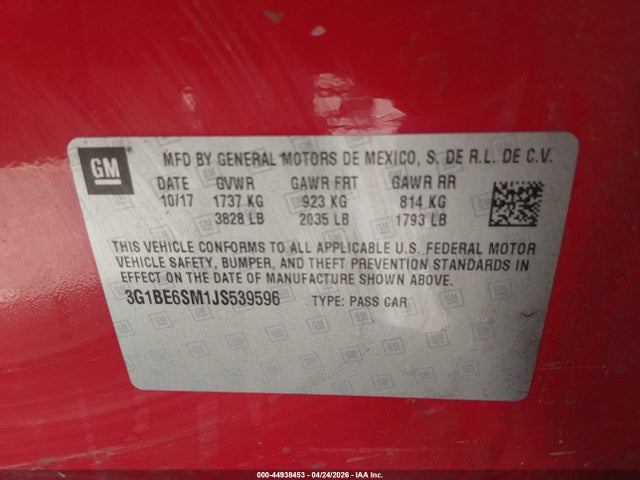 Chevrolet Cruze Lt Auto