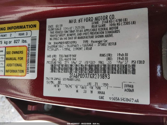 Ford Fusion Titanium