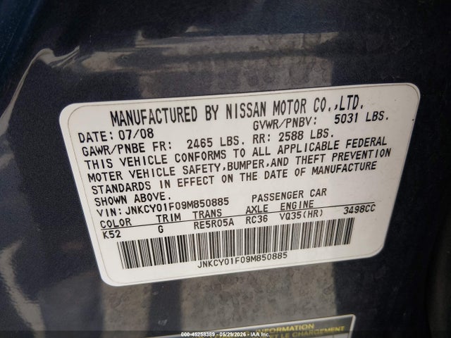 INFINITI M35x