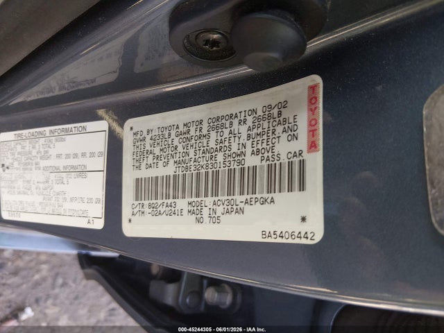 Toyota Camry Xle