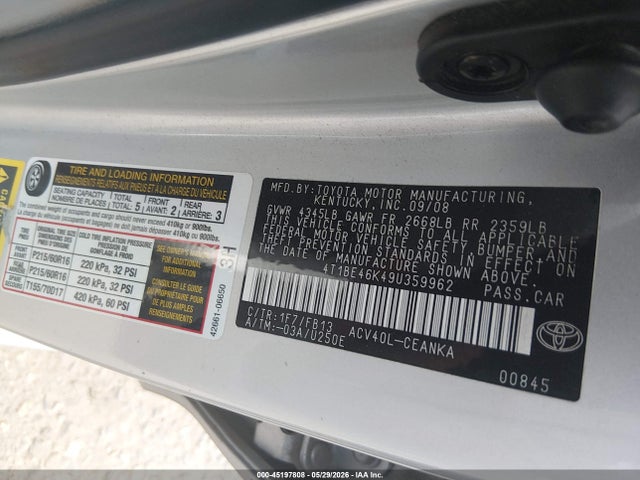 Toyota Camry Le