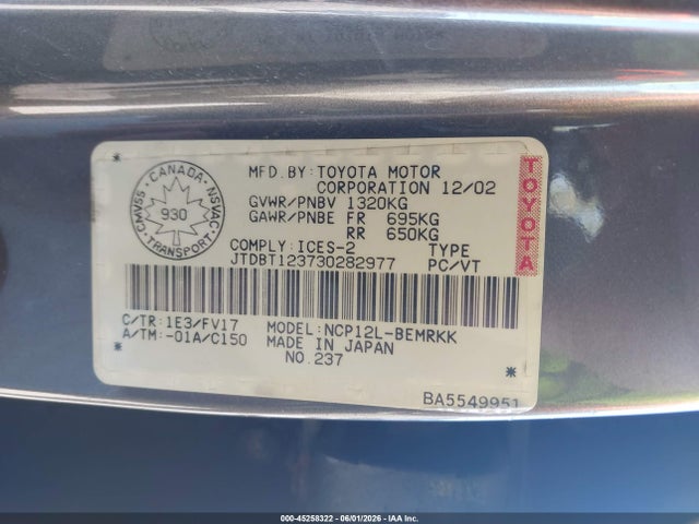 Toyota ECHO