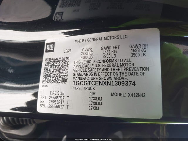 Chevrolet Colorado 4wd  Short Box Lt