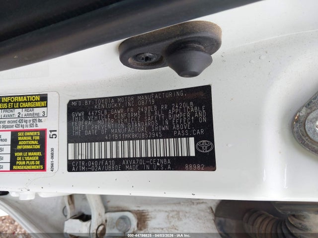 Toyota Camry Le