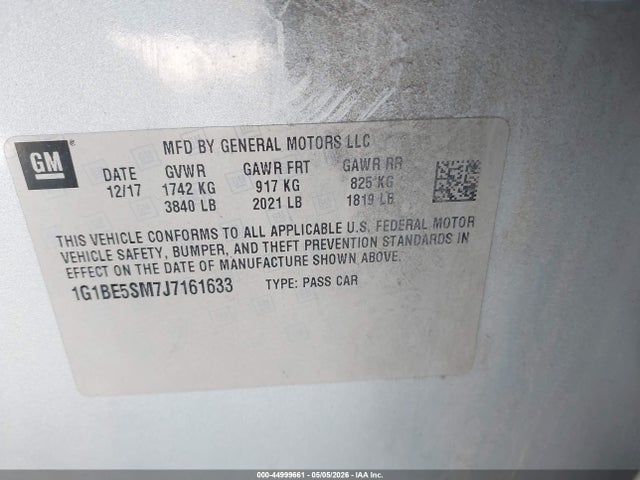 Chevrolet Cruze Lt Auto