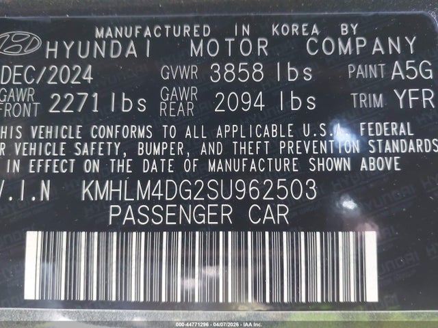 Hyundai ELANTRA Sel Sport