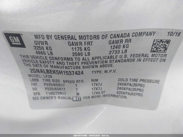 Chevrolet Equinox Ls