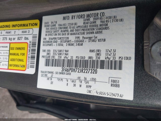 Ford Fusion Se