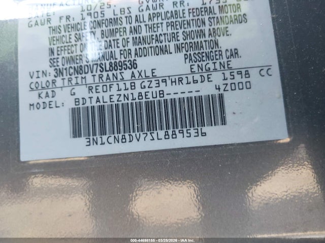 Nissan Versa 1.6 S