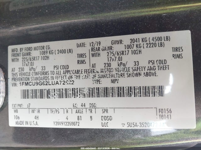 Ford Escape Se