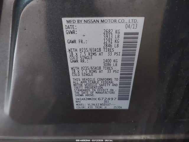 Nissan Pathfinder Sv