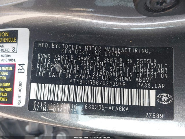 Toyota Avalon Xls
