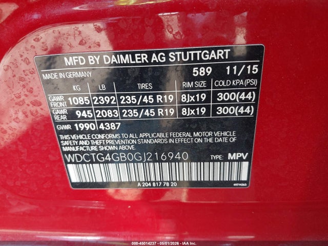Mercedes-Benz GLA 4matic