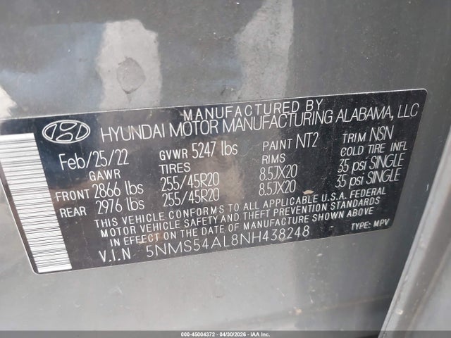 Hyundai SANTA FE Calligraphy