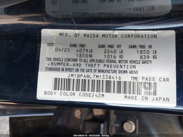 Mazda Mazda3 Select