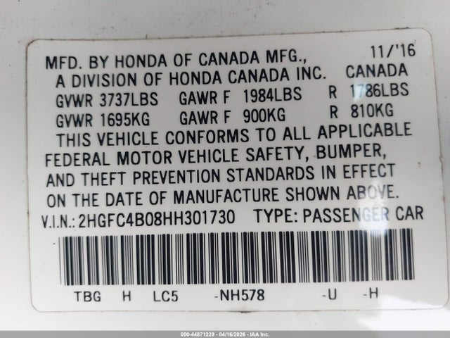 Honda Civic Lx-p