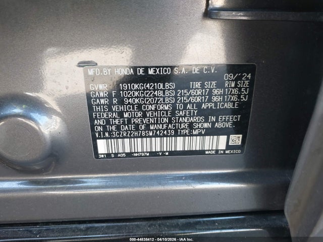 Honda HR-V Awd Ex-l