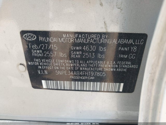 Hyundai SONATA Sport 2.0t