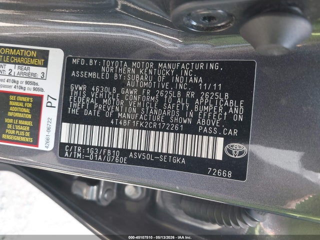 Toyota Camry Xle