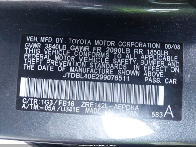 Toyota Corolla Le
