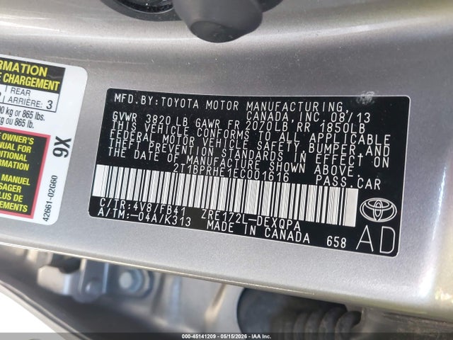 Toyota Corolla Le Eco