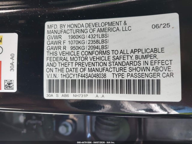 Honda Accord Se