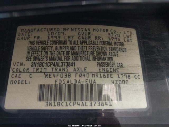 Nissan Versa 1.8s