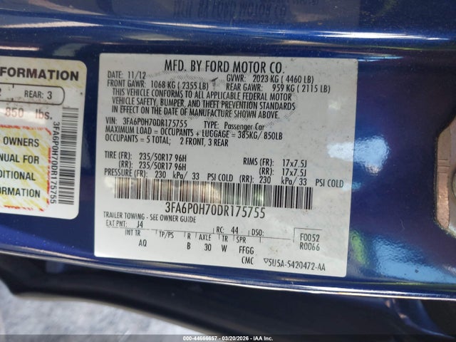Ford Fusion Se