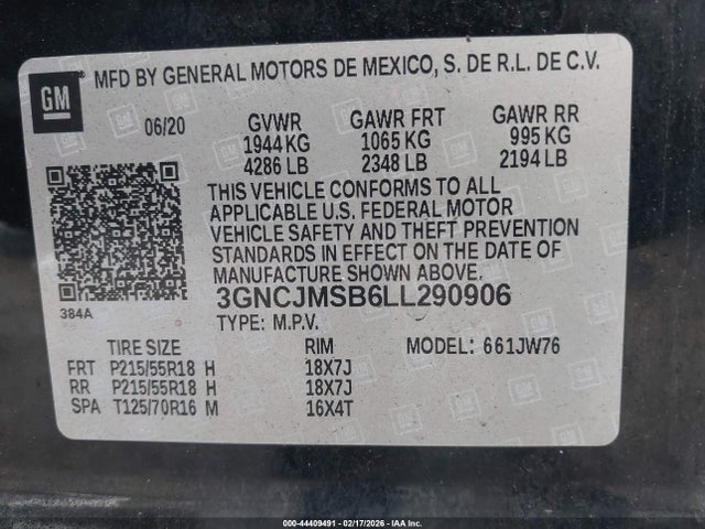 Chevrolet Trax Fwd Premier