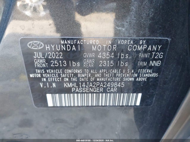 Hyundai SONATA Sel