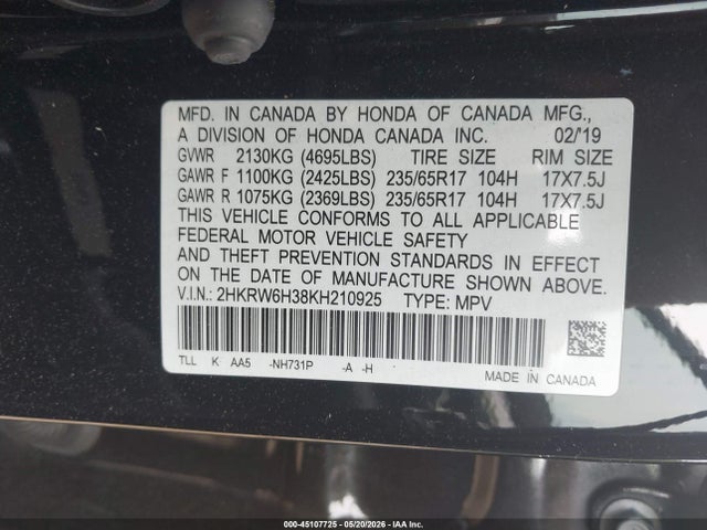 Honda CR-V Lx
