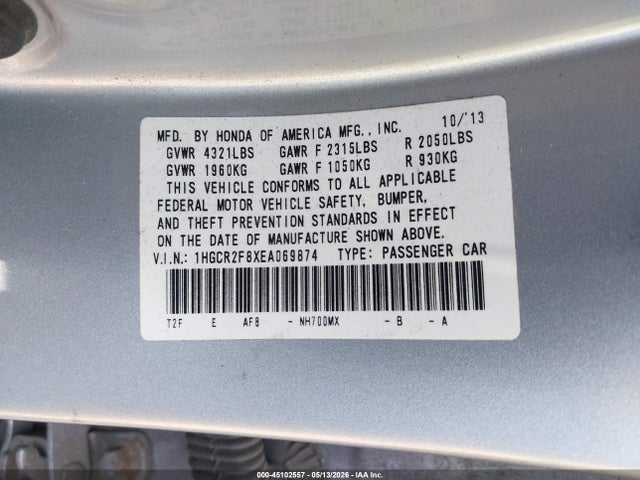 Honda Accord Ex-l