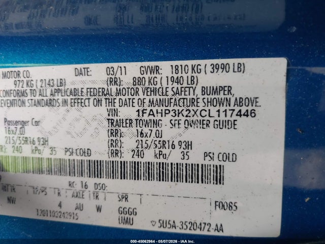 Ford Focus Se