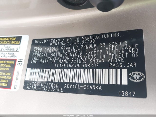 Toyota Camry Le