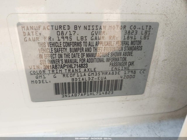 Nissan Sentra Sv