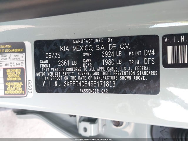 Kia K4 Lxs