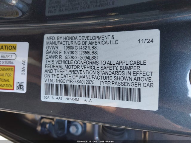 Honda Accord Lx