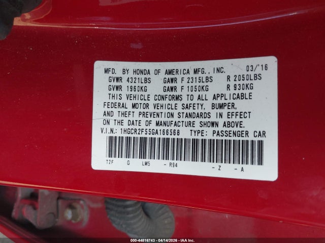 Honda Accord Sport