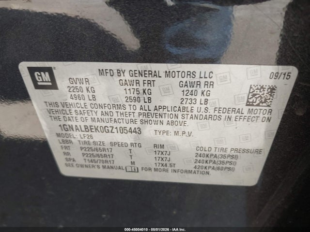 Chevrolet Equinox Ls